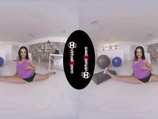 Exceptional Virtual Flexi Stretching with attractive Teen Asdis Loren