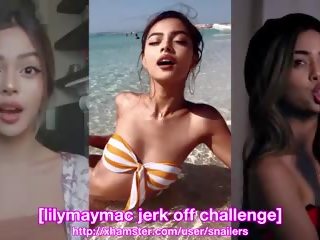 Lilymaymac ryck av challenge, fria ryck av röret högupplöst kön filma 4e