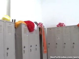 Cheerleader adult video In the Locker Room