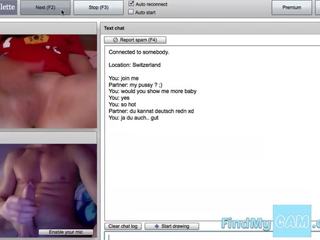 Şwesiýaly young lady on chatroulette