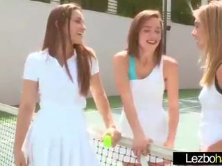 Lesbians young female On Girl (Dani Daniels & Malena Morgan & Lia Lor) adult movie Action Scene clip-26