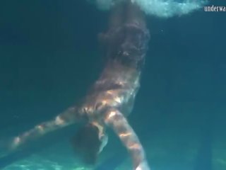 Dressed Underwater deity Bulava Lozhkova Swimming Naked
