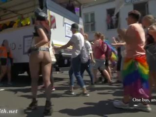 Charming Jeny Smith at Christopher Street Day Parade at Cologne. With Public Nude Scenes