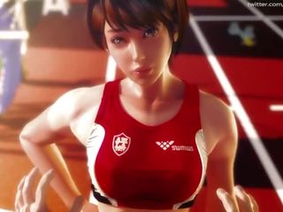 Best 3D Hentai SPORTS mademoiselle Fetish Sportuniform Paizuri Handjob Oral Crempie