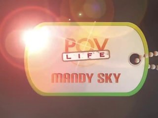 Inviting teen mandy sky in pov hardcore adult clip