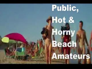 Den sandfly offentlig varmt, libidinous strand amatører!
