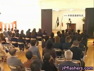 Japanese diva During Graduation