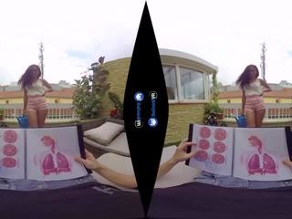 VR x rated film Sorority streetwalker Julia Helping You Adapt On College BaDoink VR Porn shows