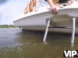 VIP4K. Boat Fun with attractive Lovita Fate