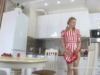 Kristinka masturbates with toy in dining room sex video vids
