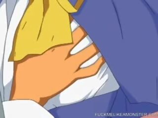 Flirty Hentai Fuck Session of Virgin Teen Couple: x rated clip 4b
