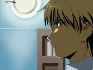 Związany uczennica pees podczas the czas że ciężko pieprzyć w anime